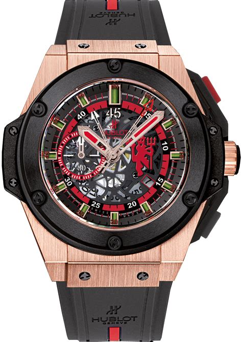 hublot big bang king power red devil replica|Big Bang King Power Red Devil Manchester United Men's Watch.